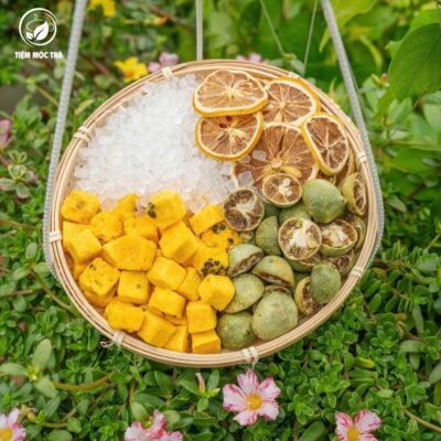 Nguyên liệu Trà chanh dây kim quất