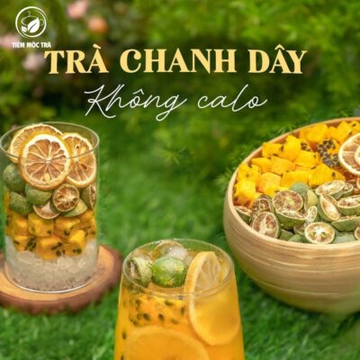 Tách trà chanh dây kim quất tươi mát tốt cho sức khỏe mùa hè