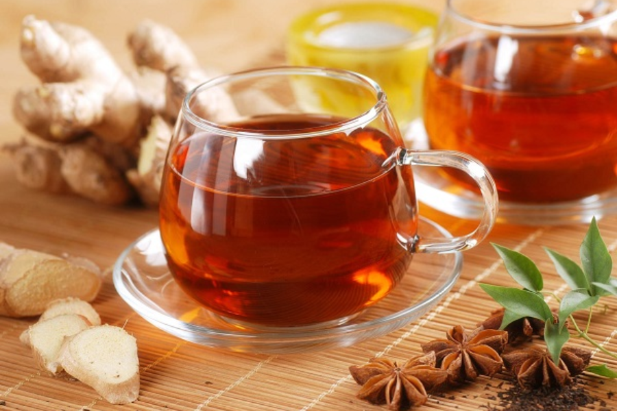 công dụng của trà gừng đường nâu