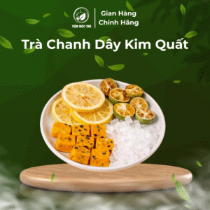Trà Chanh Dây Kim Quất – Detox, đẹp da, thanh nhiệt – Tiệm Mộc Trà